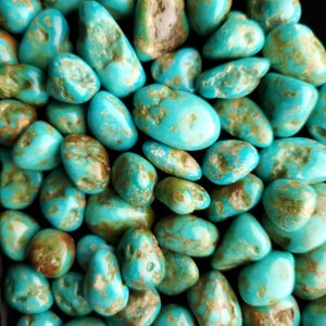 Sonoran River Tumbled & Polished Turquoise Nuggets TP-07