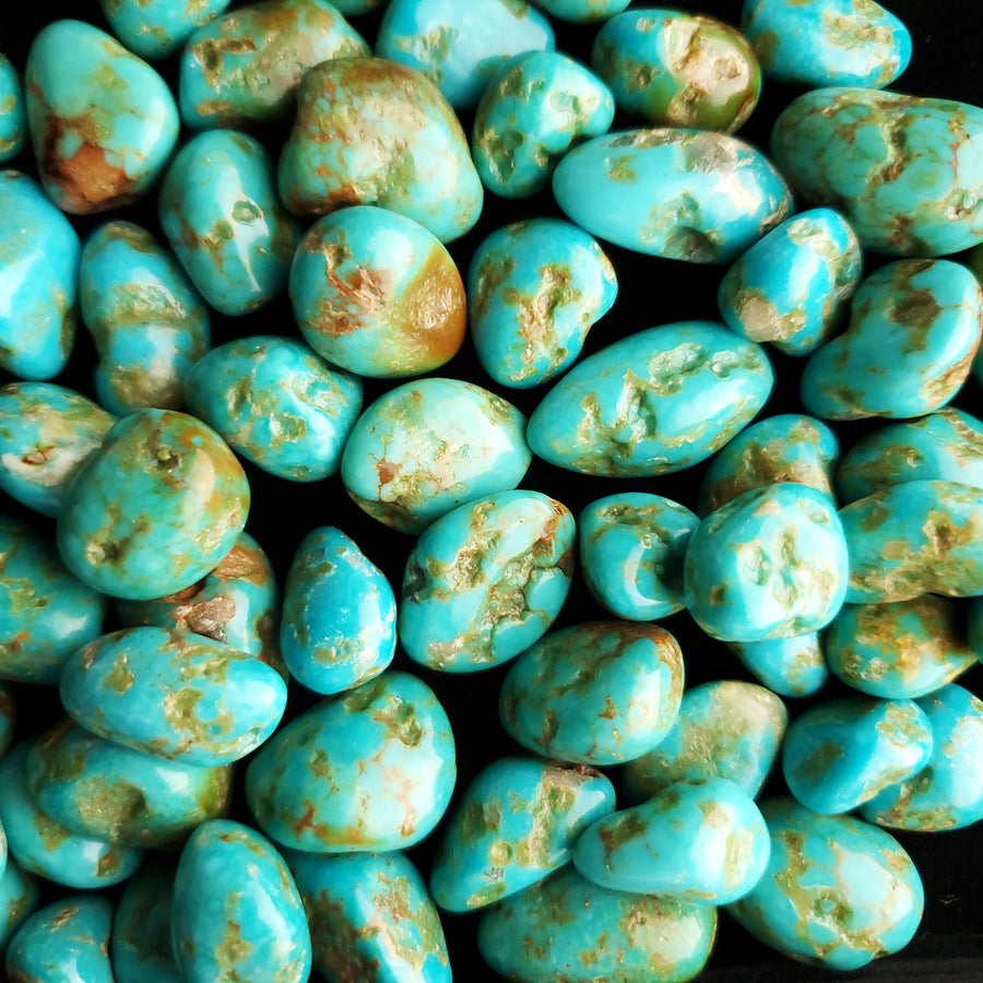 Sonoran River Tumbled & Polished Turquoise Nuggets TP-09