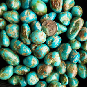 Sonoran River Tumbled & Polished Turquoise Nuggets TP-10