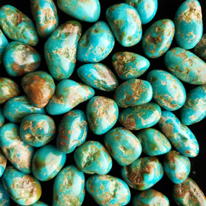Sonoran River Tumbled & Polished Turquoise Nuggets TP-12