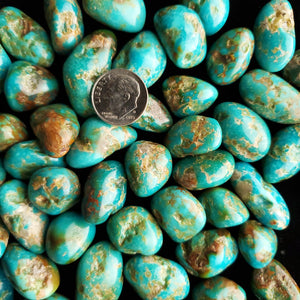Sonoran River Tumbled & Polished Turquoise Nuggets TP-12