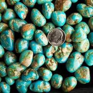 Sonoran River Tumbled & Polished Turquoise Nuggets TP-13
