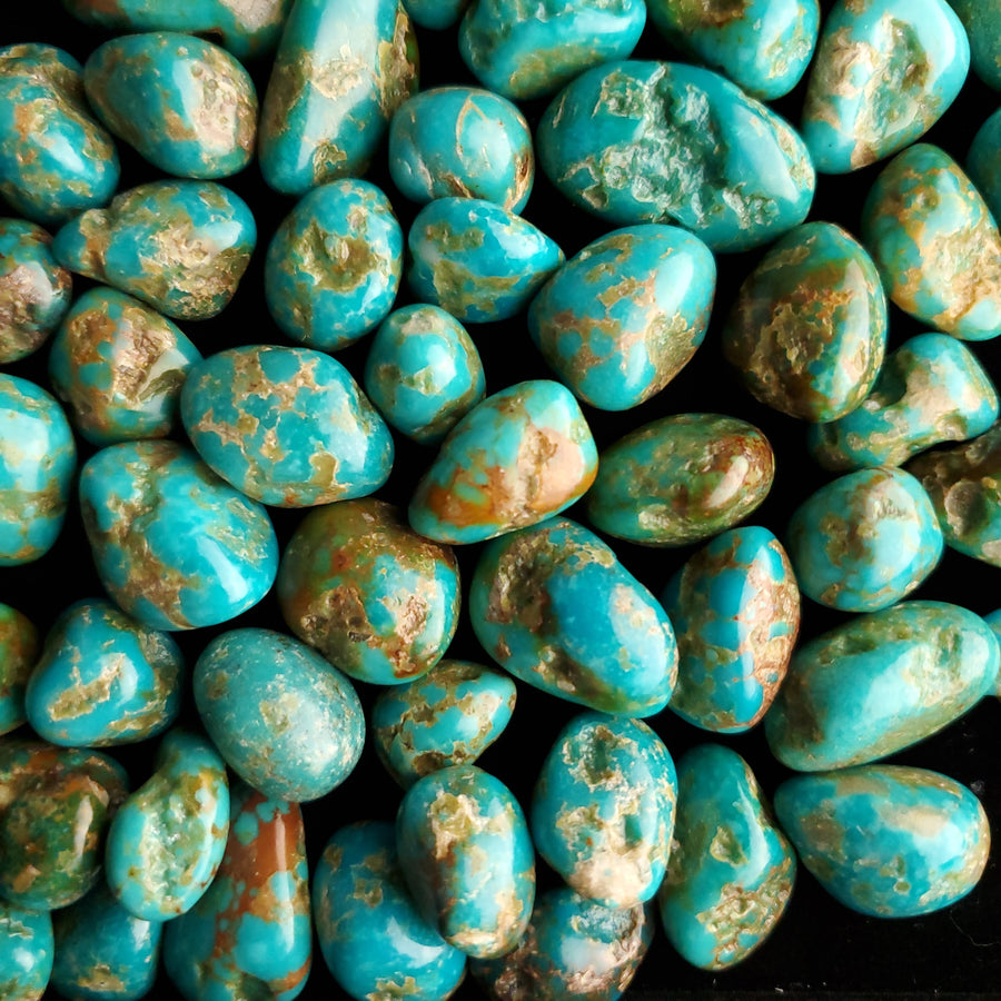 Sonoran River Tumbled & Polished Turquoise Nuggets TP-14