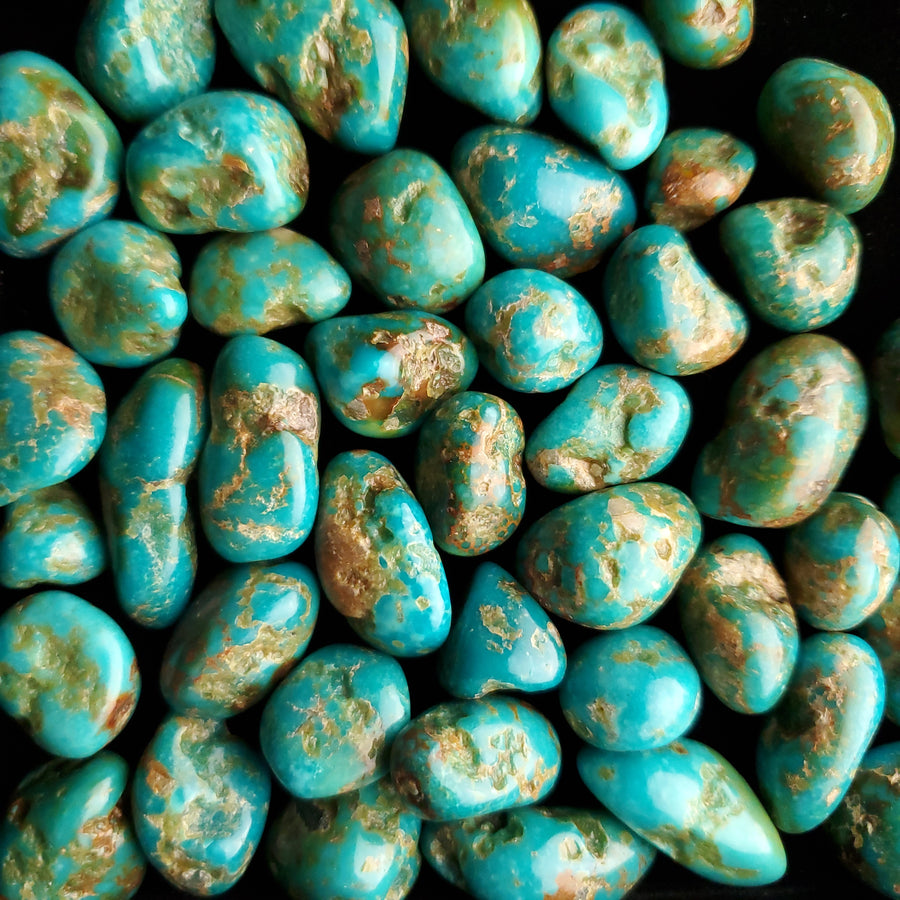 Sonoran River Tumbled & Polished Turquoise Nuggets TP-15