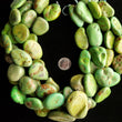 Load image into Gallery viewer, Mojave Green Boulder Turquoise Southwest Length-Drilled Flat Nugget Strands NS-06