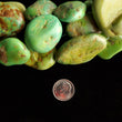 Load image into Gallery viewer, Mojave Green Boulder Turquoise Southwest Length-Drilled Flat Nugget Strands NS-06