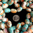 Load image into Gallery viewer, Turquoise + Spiny Oyster Graduated Oval Strands (Compressed) NS-09