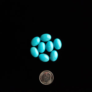 10 x 14 x 5 mm Nacozari Mixed Colors Calibrated Turquoise Cabochons CC-24