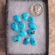 Load and play video in Gallery viewer, Kingman Turquoise Cabochon Lot