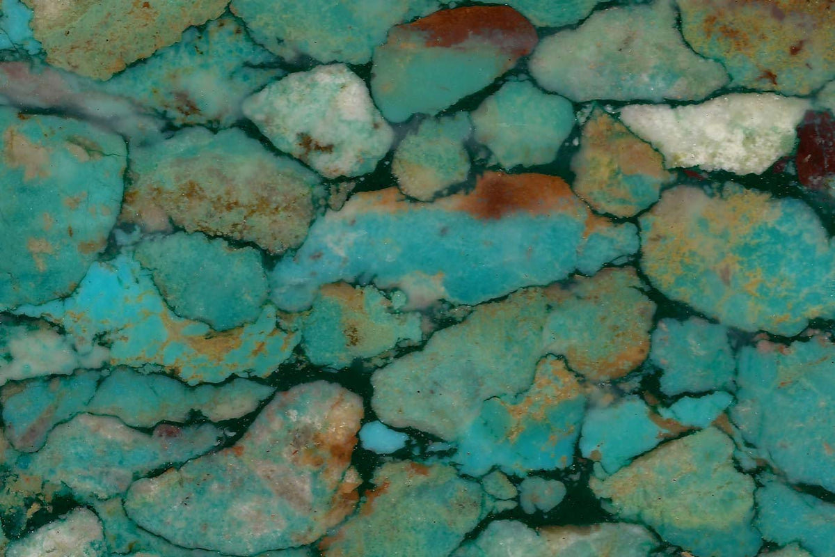 【希少】Turquoise Wave by AKROGLAM /MINERALS Turquoise natural 22.4g, Arizona USA