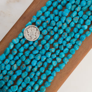 Kingman Turquoise Nugget Strands NS-10