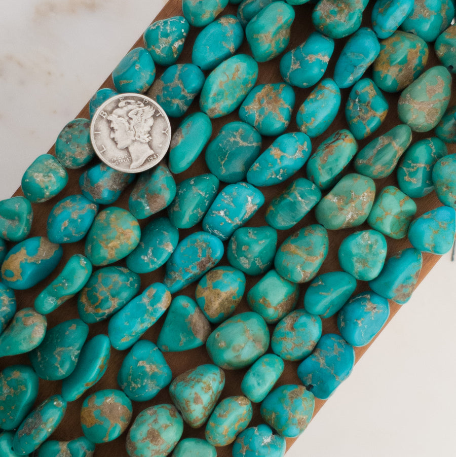 Sonoran River Turquoise Nugget Strands NS-12