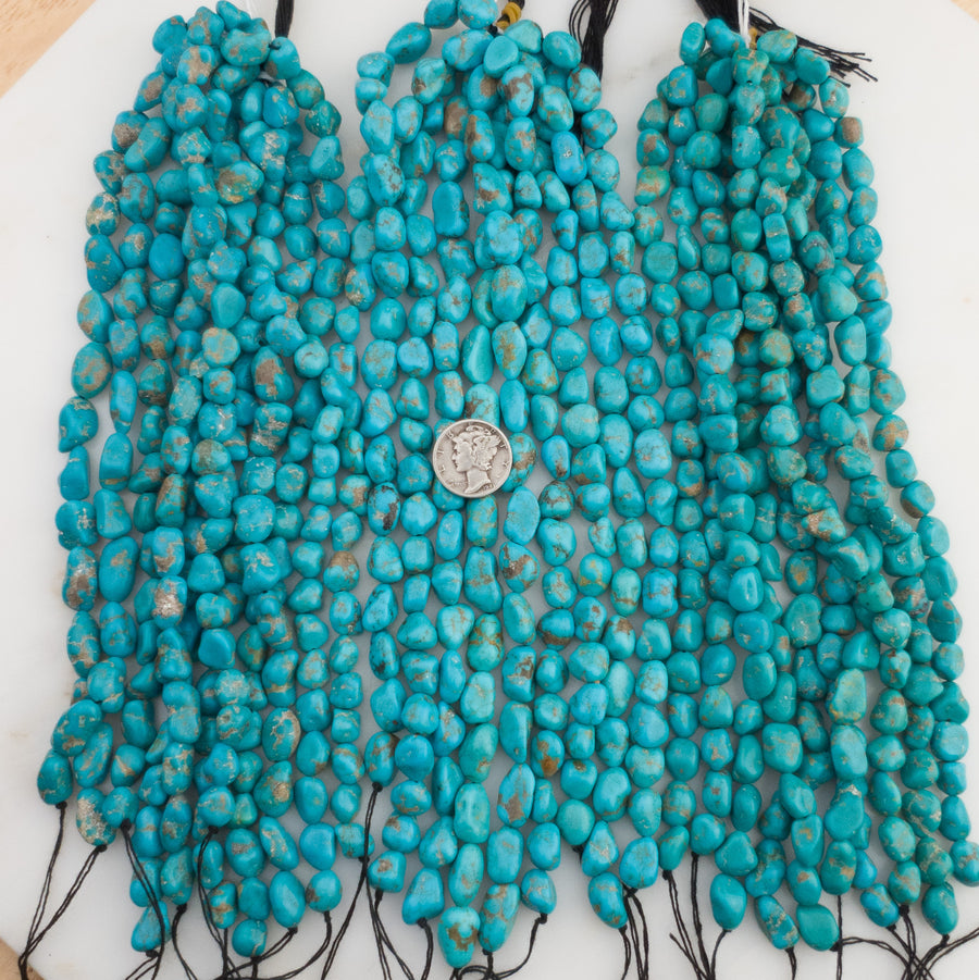 Lone Mountain Turquoise Nugget Strands NS-11
