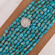 Load image into Gallery viewer, Campitos aka White Water Turquoise Nugget Strands NS-14