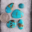Load and play video in Gallery viewer, Nevada Blue Turquoise Cabochon Lot