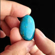 Load and play video in Gallery viewer, Kingman Arizona Mine Turquoise Cabochon FC-19