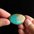 Load and play video in Gallery viewer, #8 Nevada Mine Turquoise Cabochon FC-06