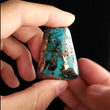 Load and play video in Gallery viewer, Kingman Arizona Mine Turquoise Cabochon FC-08