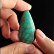 Load and play video in Gallery viewer, Turquoise Mountain Arizona Mine Turquoise Cabochon FC-03
