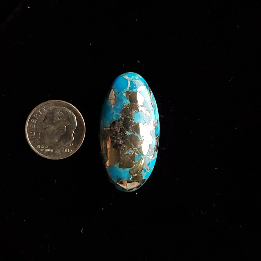 Kingman Arizona Mine Turquoise Cabochon FC-10