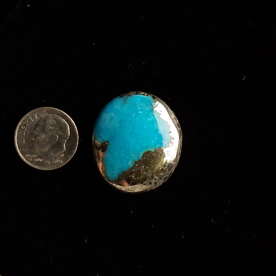 Kingman Arizona Mine Turquoise Cabochon FC-12