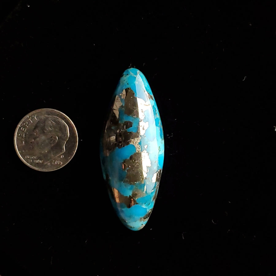 Kingman Arizona Mine Turquoise Cabochon FC-09