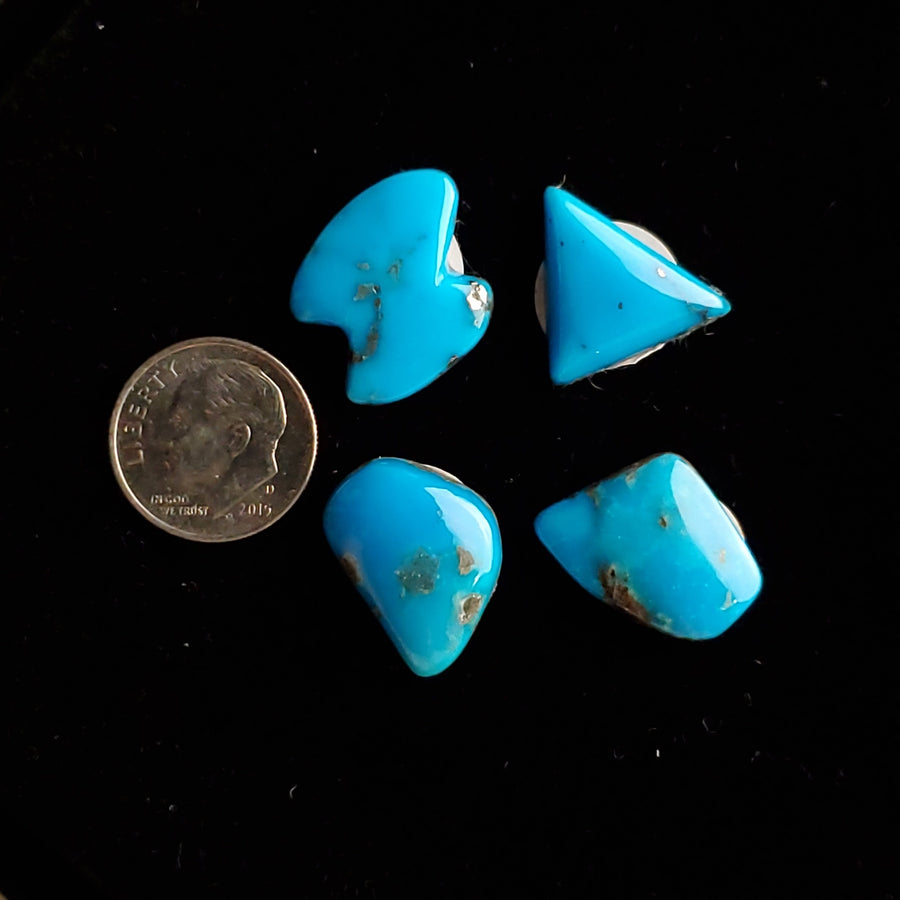 Kingman Arizona Mine Turquoise Cabochon Lot FC-16