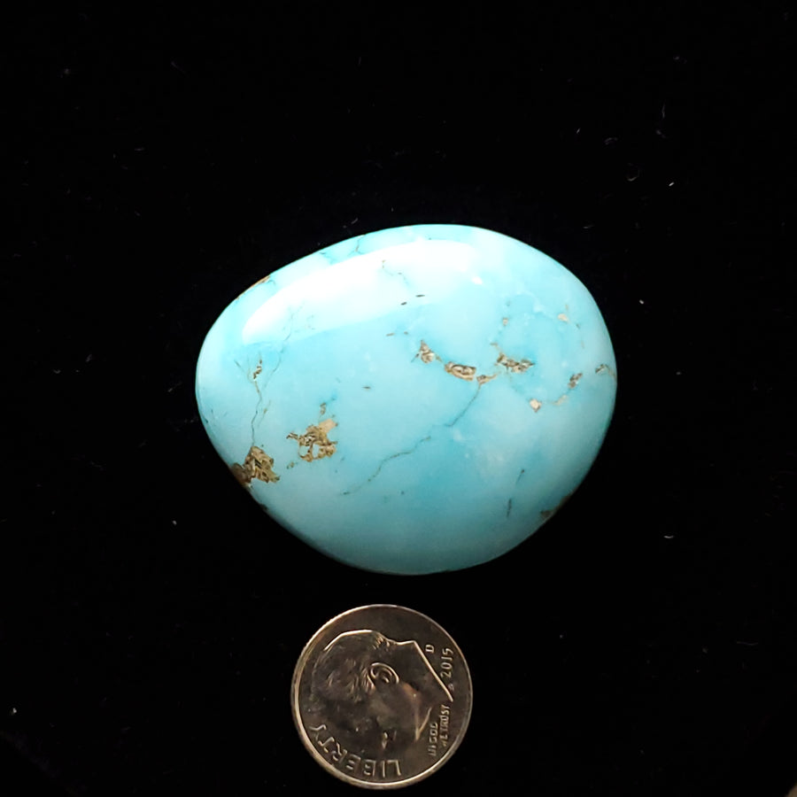 Pinto Valley Mine Natural  Arizona Mine Turquoise Cabochon FC-05