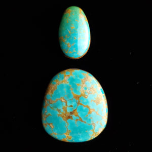 Sonoran River Mine Turquoise Cabochon Set FC-31