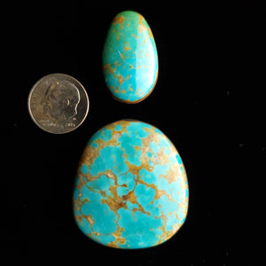 Sonoran River Mine Turquoise Cabochon Set FC-31