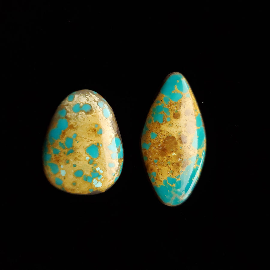 #8 Nevada Mine Turquoise Cabochon Set FC-34