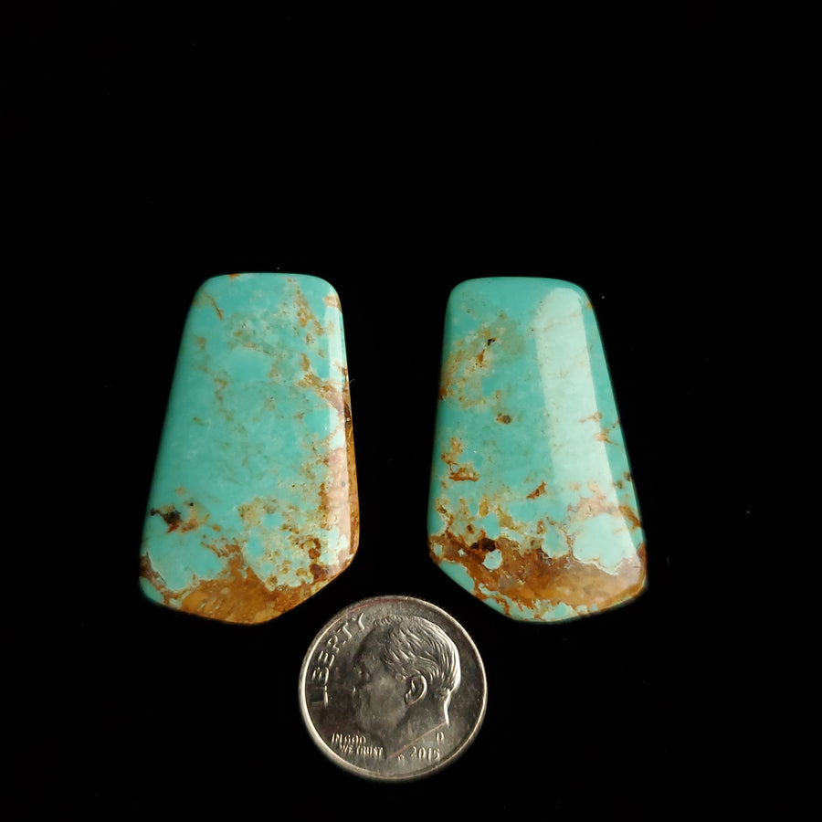 #8 Nevada Mine Turquoise Cabochon Set FC-35