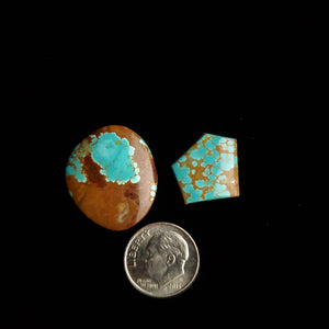 #8 Nevada Mine Turquoise Cabochon Set FC-36