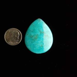 Carmen de Andacollo Chilean Mine Turquoise Cabochon FC-47