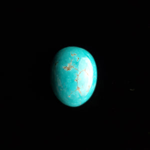 Carmen de Andacollo Chilean Mine Turquoise Cabochon FC-49