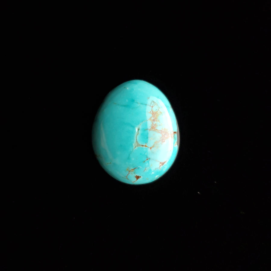 Carmen de Andacollo Chilean Mine Turquoise Cabochon FC-50