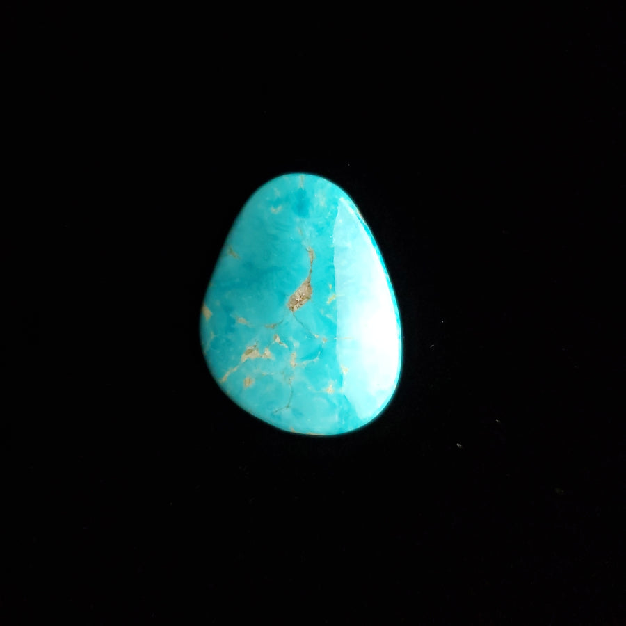 Carmen de Andacollo Chilean Mine Turquoise Cabochon FC-51