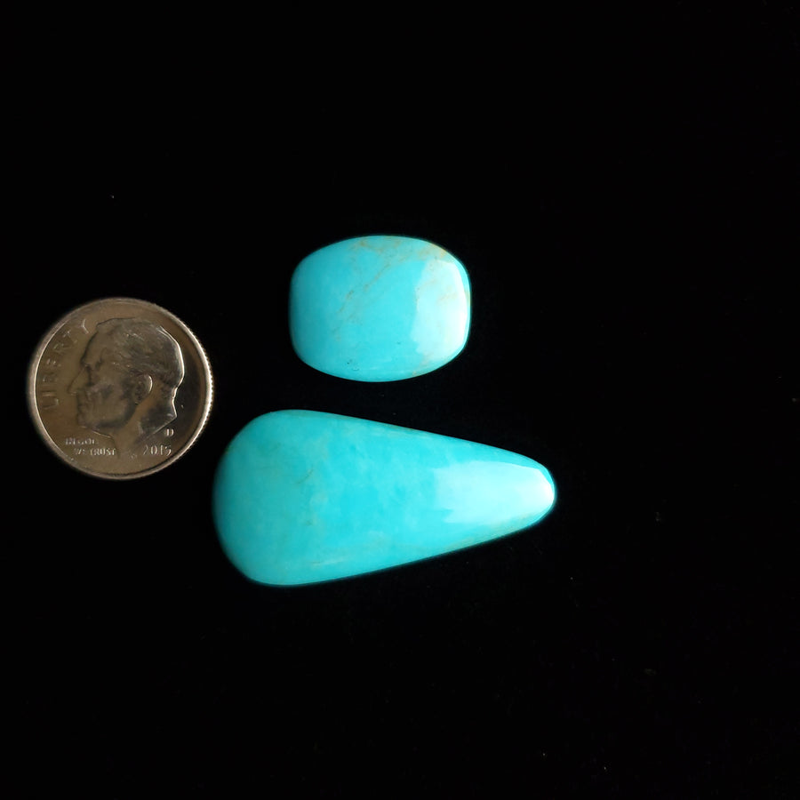 Turquoise Mountain Mine Turquoise Cabochon Set FC-54