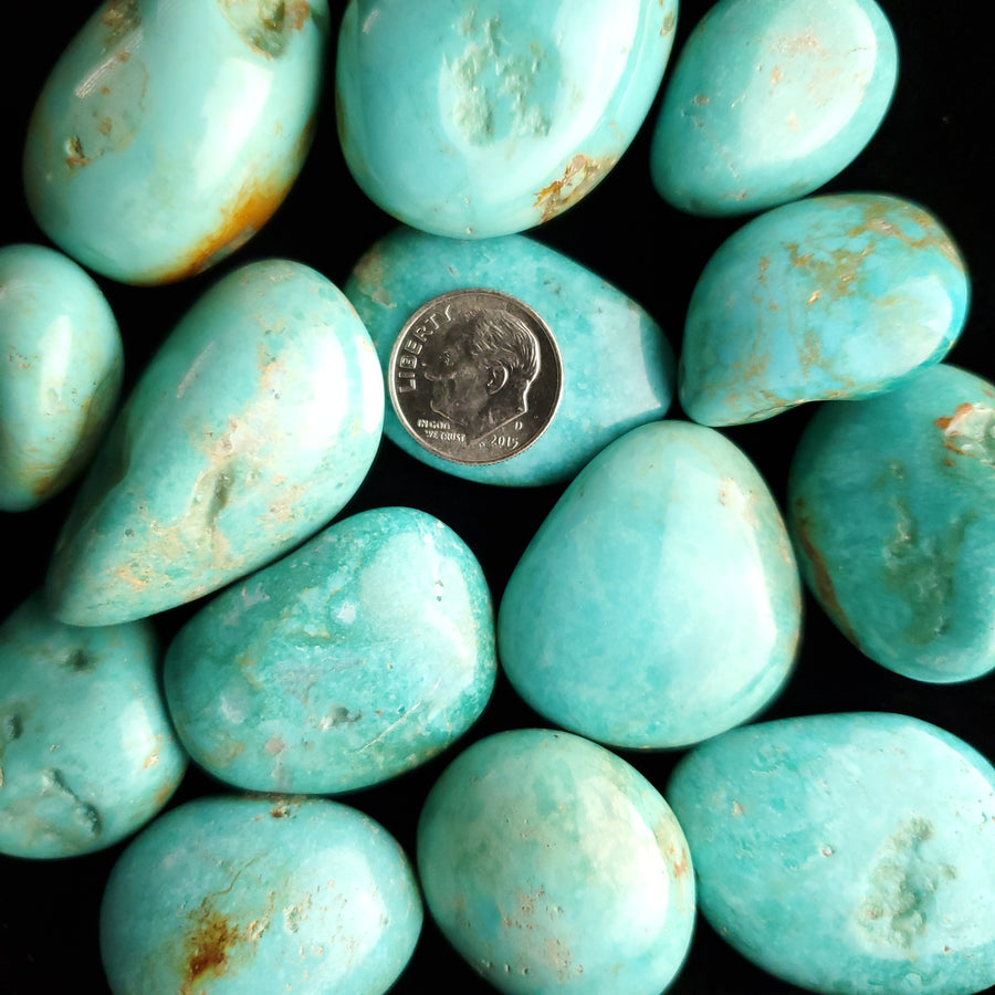 Alamo Tumbled & Polished Turquoise Nuggets TP-04