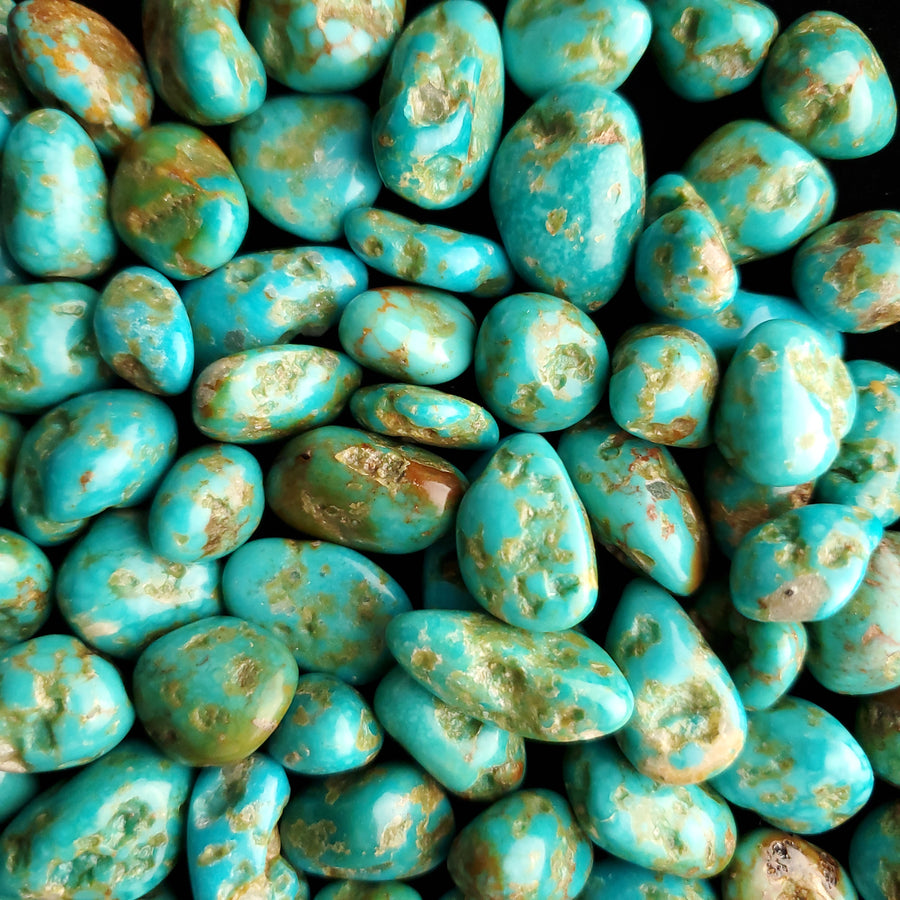 Sonoran River Tumbled & Polished Turquoise Nuggets TP-05