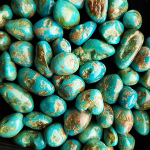 Sonoran River Tumbled & Polished Turquoise Nuggets TP-10