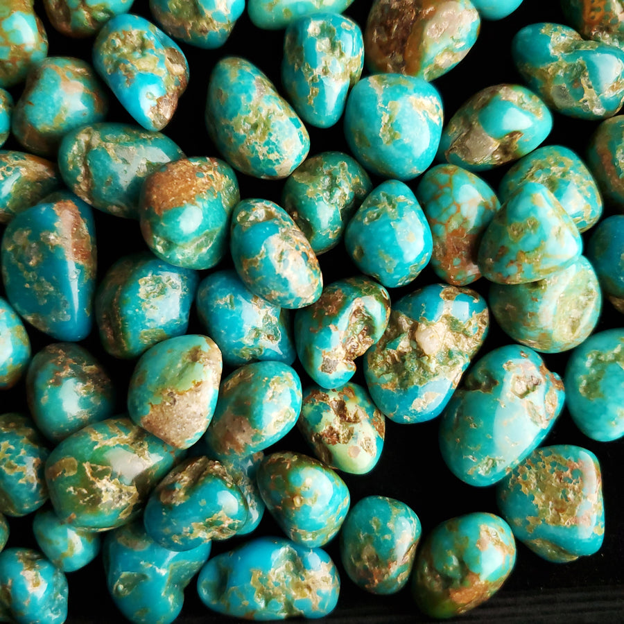 Sonoran River Tumbled & Polished Turquoise Nuggets TP-13