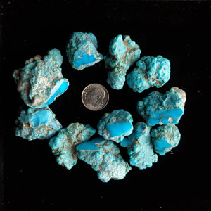 Kingman Blue Rough Turquoise Lot RL-05