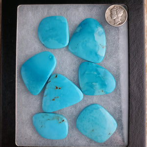 Sky Cloud Turquoise Cabochons Lot